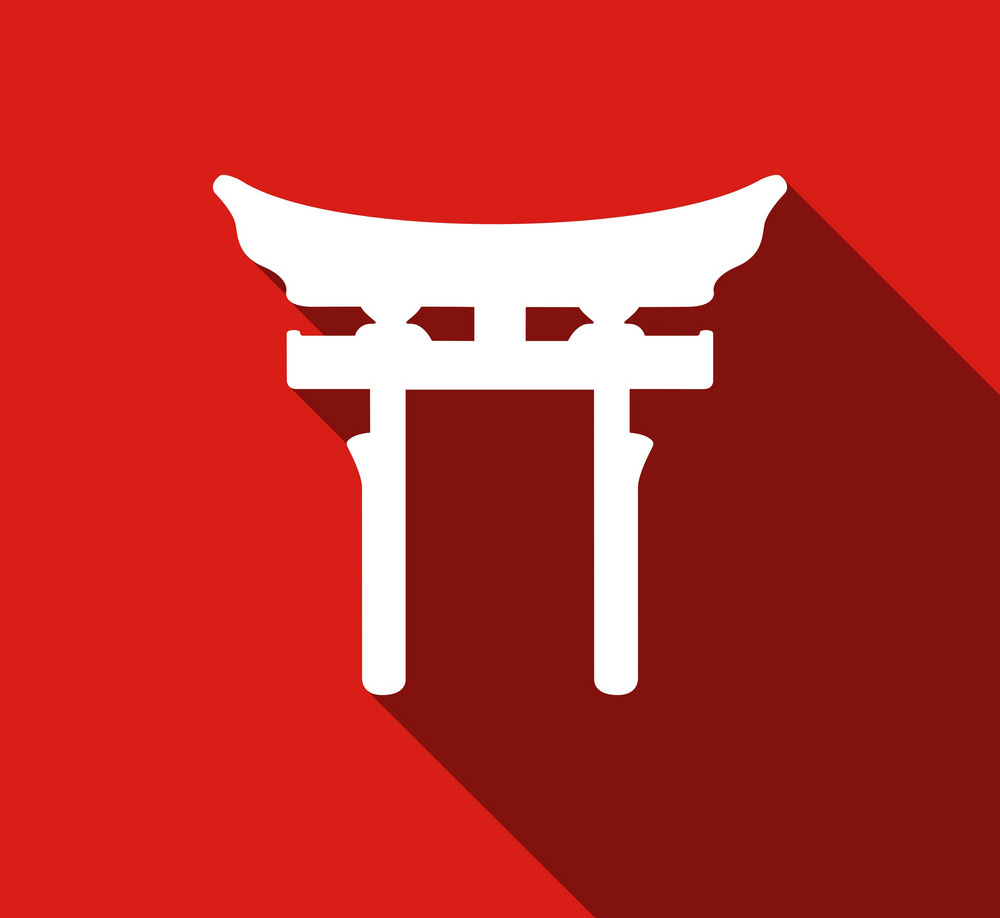 logo porte traditionnelle japon